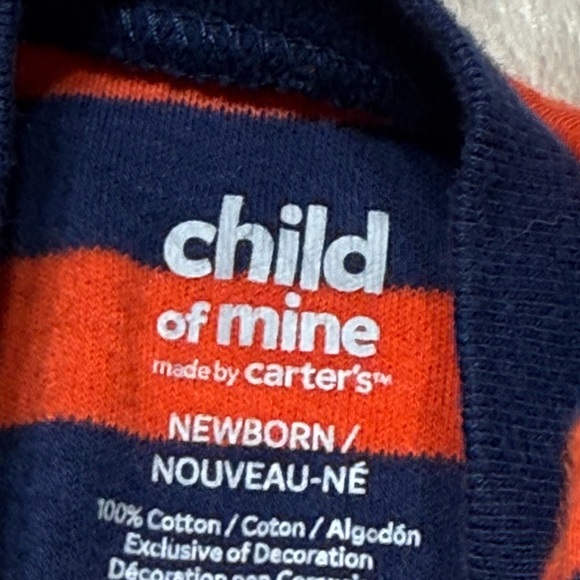 Carter’s | Lion Footed Baby Pajama | Newborn - Picture 3 of 3